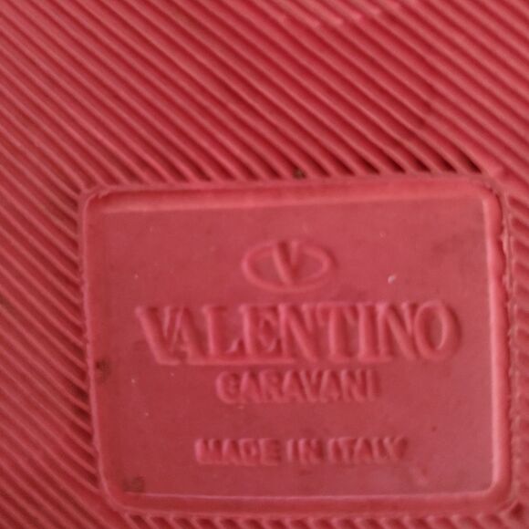 Valentino Garavani Rockstud Pool Slide Sandals Fuschia Pink Gold Stud 39 US 9 - Picture 10 of 13